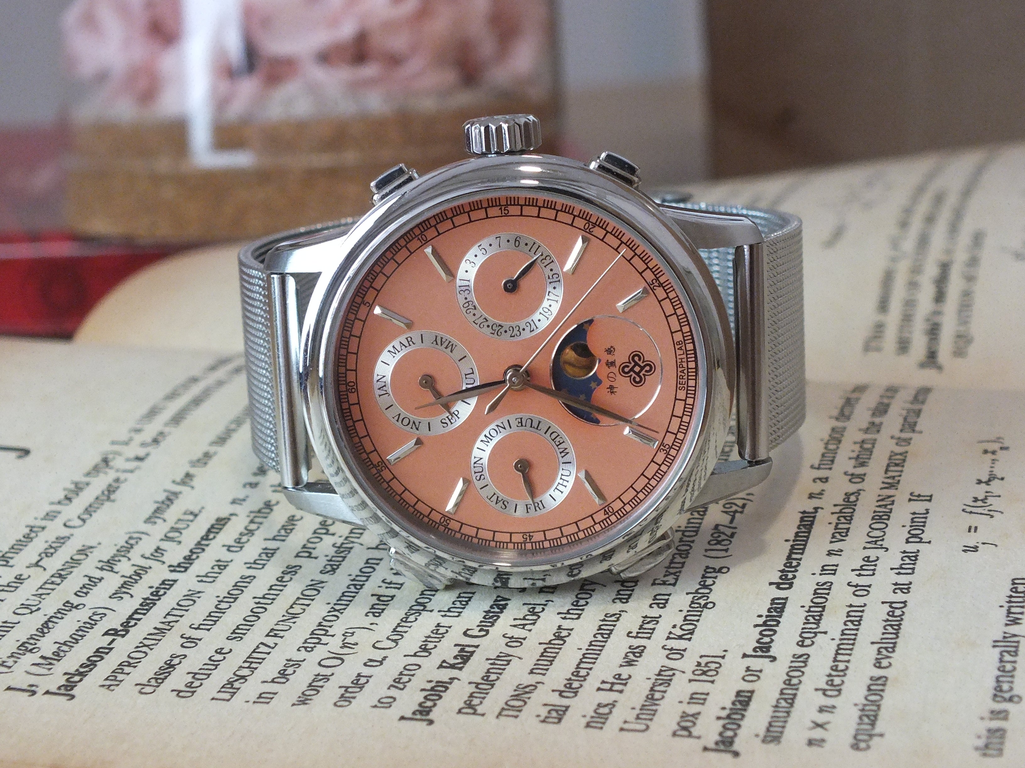 Salmon Triple Date Moonphase